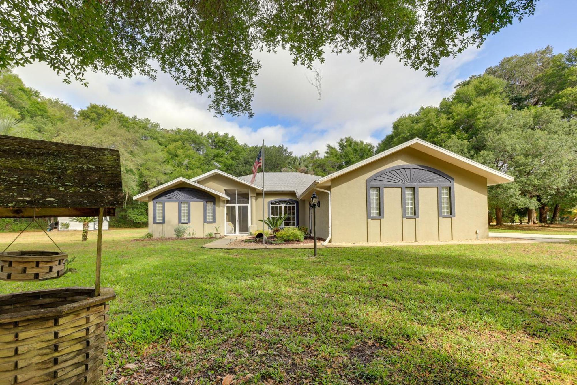 8 Mi To Rainbow Springs Dunnellon Area Home! Exterior foto